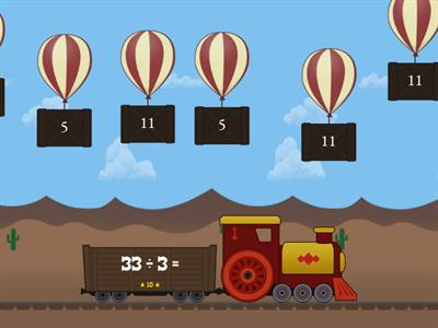 Balloon Pop Division by 3