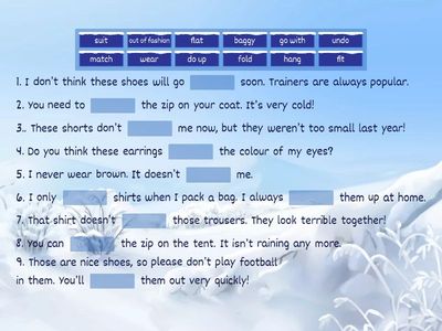 Own it 4 unit 1 vocabulary