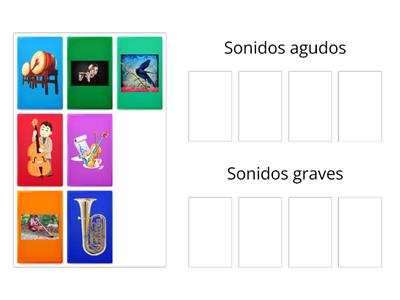 Identifica los sonidos graves y agudos