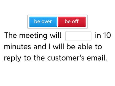 Phrasal Verbs Unit 10