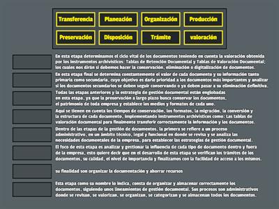 PROCESOS DE GESTION DOCUMENTAL 