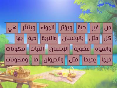 مفهوم البيئة