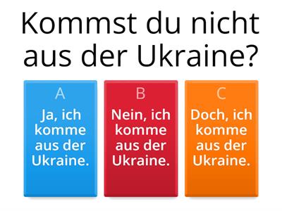 Німецька. Вступний тест для початківців