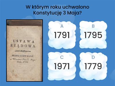 Konstytucja 3 Maja. Sprawdź, co o niej wiesz!