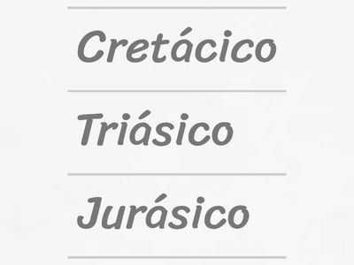 Mesozoico o era Secundaria