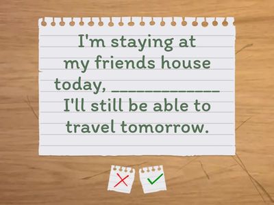 Discourse Markers & Conjunctions