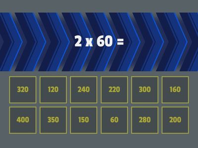 Multiply tables by 10: 3x,4x,5x