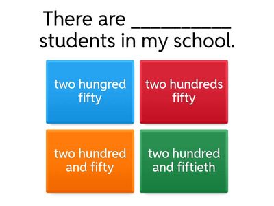 Pre-Intermediate Grammar Test