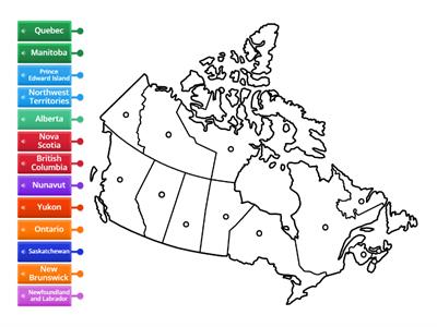 Map of Canada