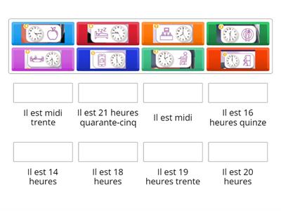 Les heures des routines le Mercredi après-midi