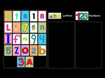 Letter or Number Sort