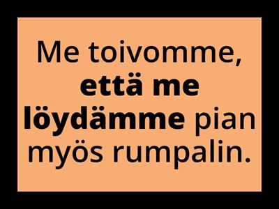 HARJOITUS 13/B: SAMA TEKIJÄ