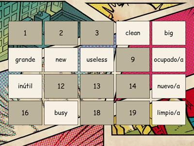 S1 - Spanish - Adjectives 