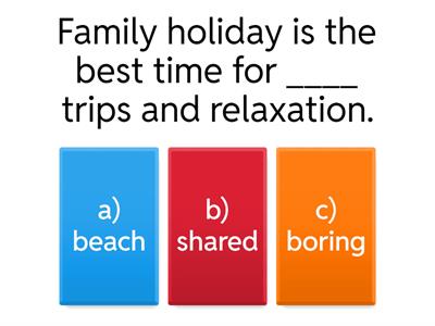 Сімейне свято 7 клас