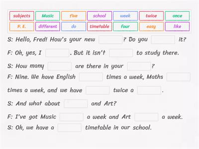 Frequency Expressions - Conversation (Steve and Fred)