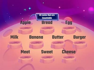 Countable Uncountable food