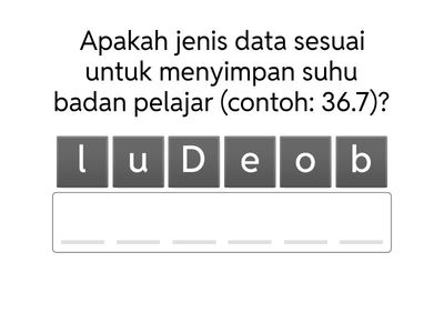 3.1.1 (Situasi Jenis Data)