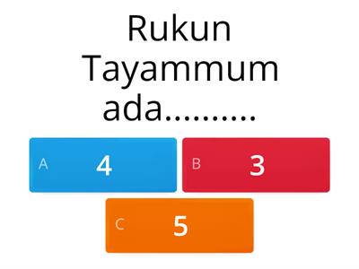 PAI Tahun 5 - Ibadah (Tayammum) 