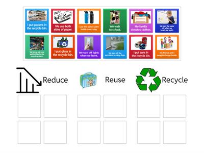 Reduce, Reuse, Recycle