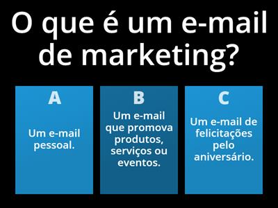 Quiz - Testando o que aprendeu sobre Marketing Digital