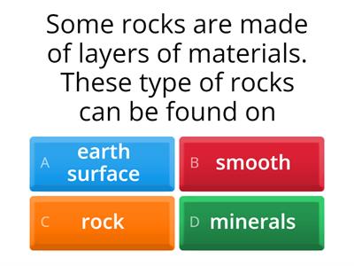 Rock Science 2nd grade