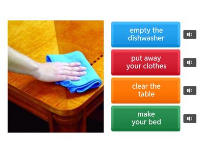 Go getter 3. Household chores