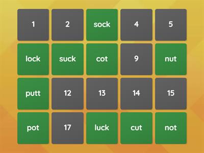 /ɑ/ and /ʌ/: minimal pairs