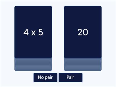 Pair or not pair # 1