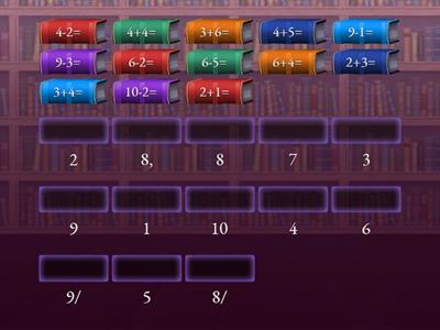 счет в пределах 10 