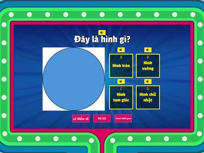 B1 - Ôn 4 hình (tròn, vuông, tam giác, chữ nhật)