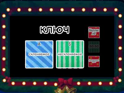 Склоняемые и несклоняемые имена существительные