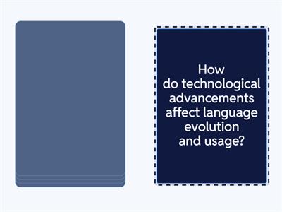 DET Speaking topics - Language