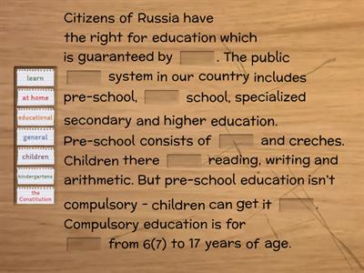 Education in Russia