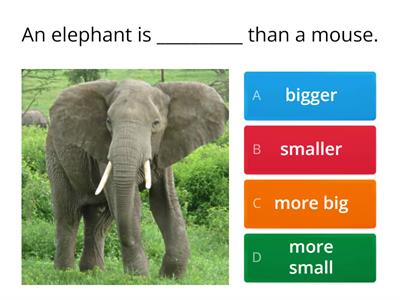 Comparison of adjectives