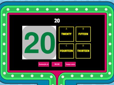 NUMBERS FROM 1 TO 100