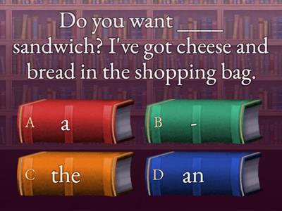 Grammar Genius 3 -Articles: a/an, the, '-'