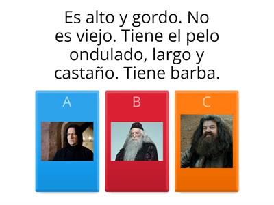 Descripción física Harry Potter