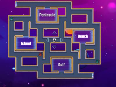 Coastal & inland relief.