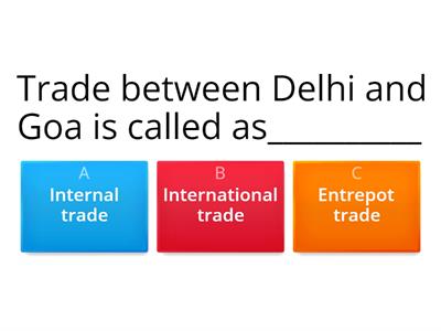 Types of Trade Quiz