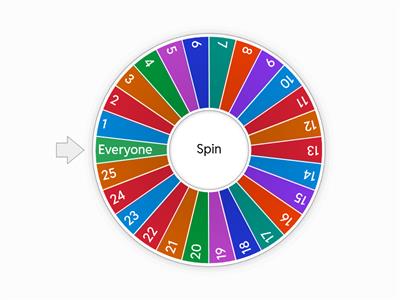 AR2025-26 1-25 Random Number Wheel