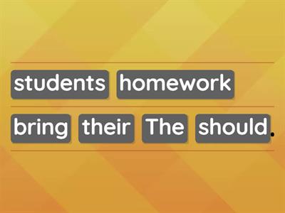 Final Test 101 reorder