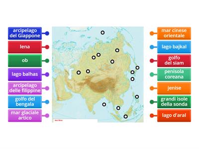 parte 2 carta muta dell'Asia