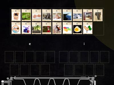 Sound Sort /e/, /i/