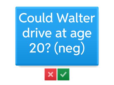 Can, can't, could, couldn't. 