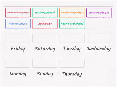 Days of the week 