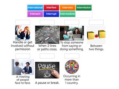 Prefix: Inter- activity
