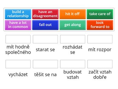 Frázová slovesa - neighbour