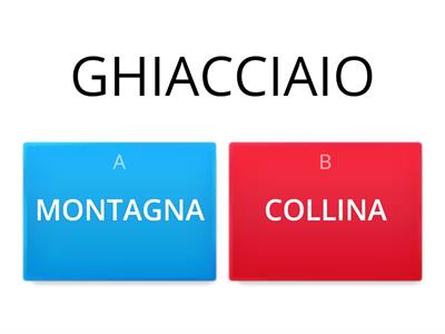 MONTAGNA O COLLINA?