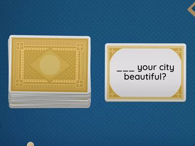 Speaking questions - am is are 