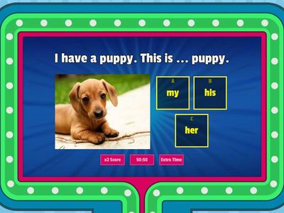 Possessive adjectives  ESl